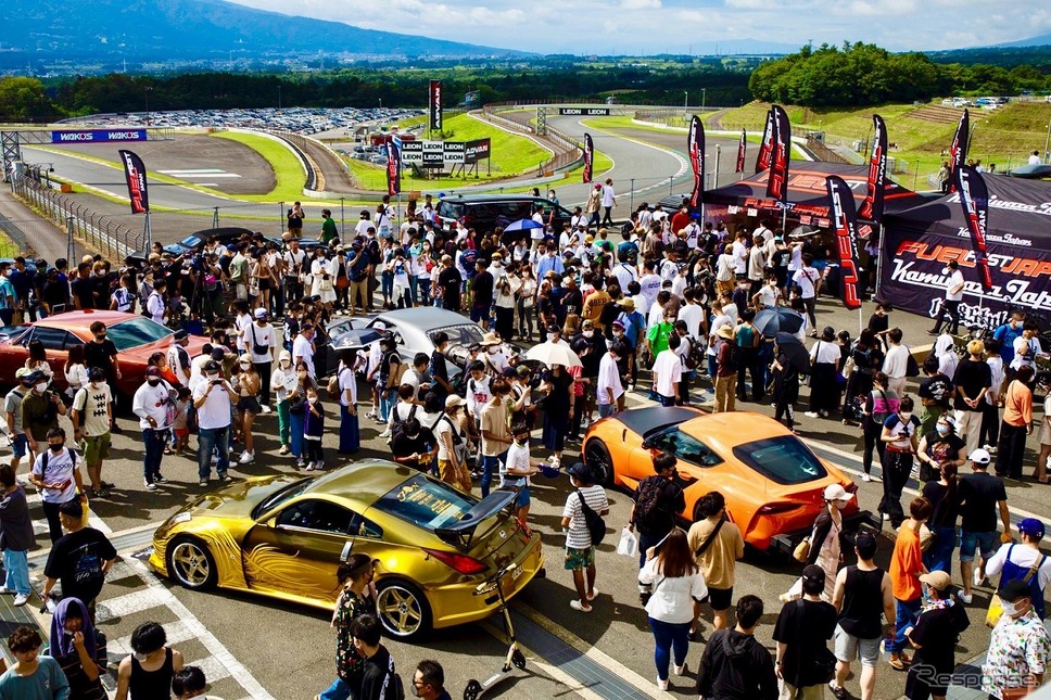 ワイルドスピード・ファン4万人が集まる車のフェスティバル（昨年の模様）《写真提供：Kamiwaza-Japan》