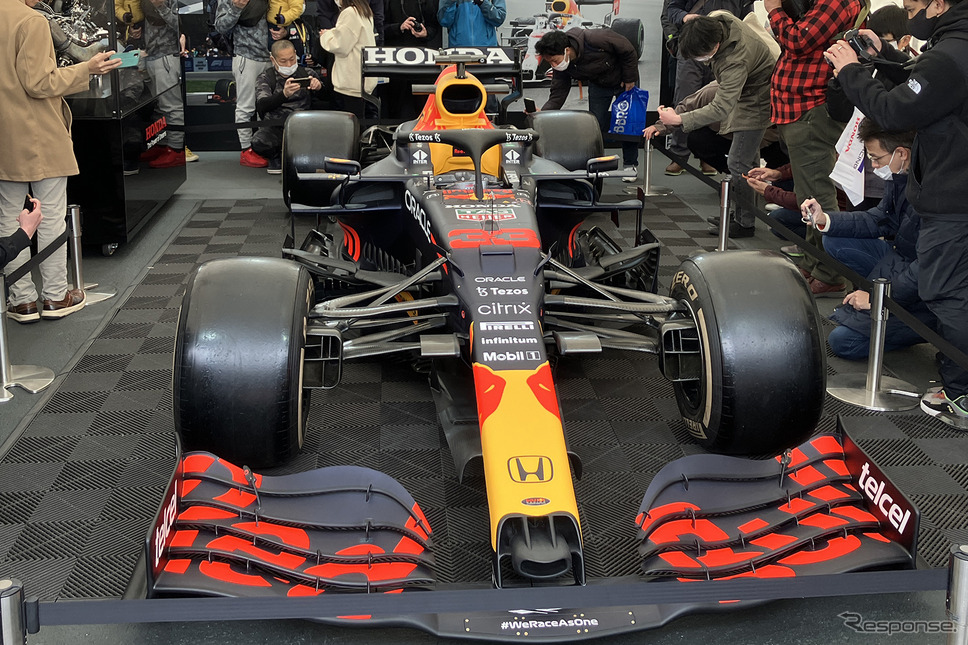 2022年F1世界選手権チャンピオンマシン展示《撮影 藤木充啓》