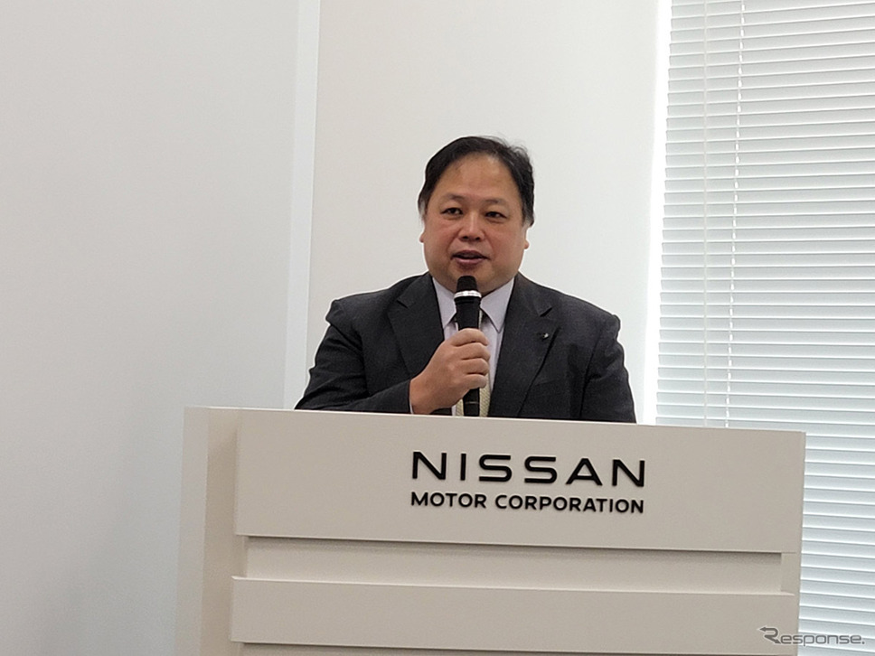 日産自動車Japan-ASEANデジタルトランスフォーメーション部部長山口稔彦氏。《撮影 根岸智幸》