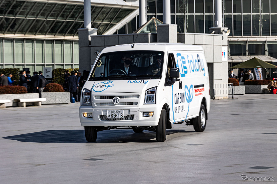 丸紅オートモーティブ / Folofly EV F1 VAN(IAAE 2023)《写真撮影 宮越孝政》