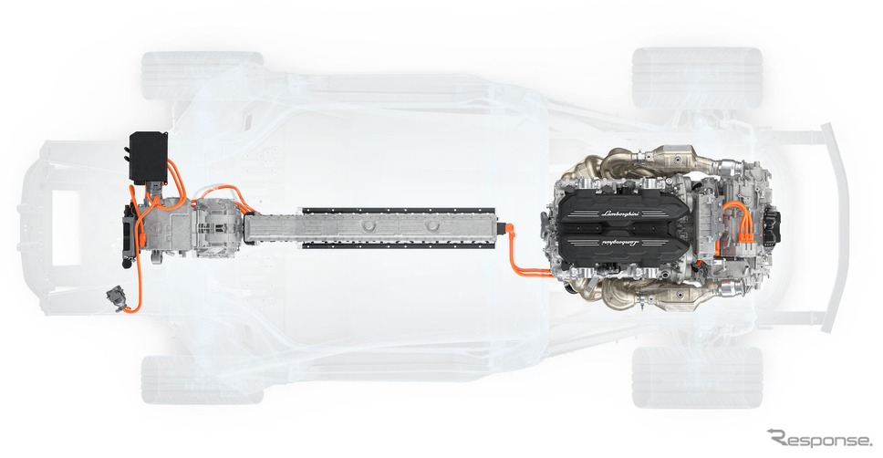 ランボルギーニ「LB744」(コードネーム)《photo by Lamborghini》