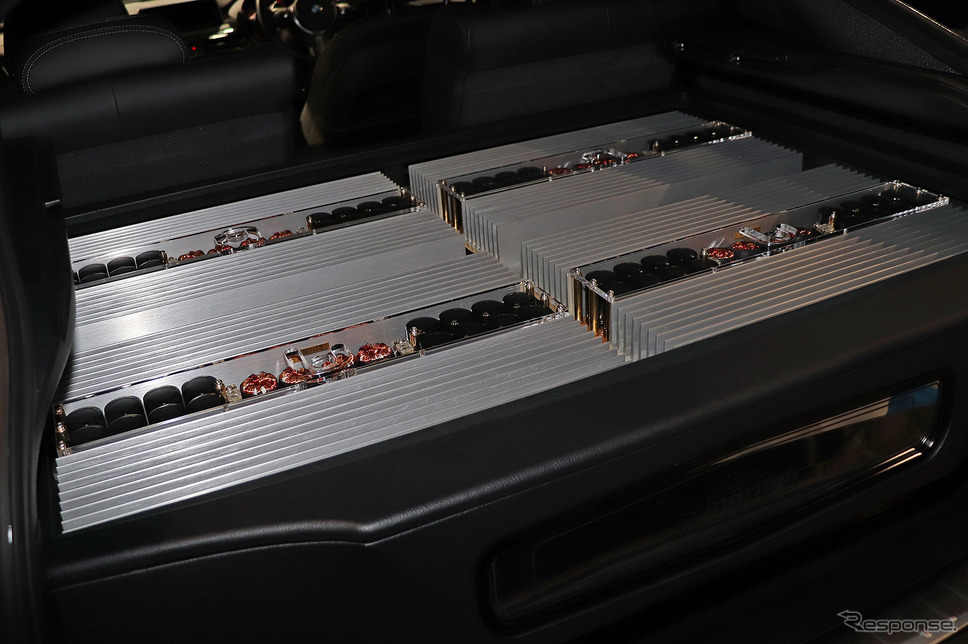 「単体DSP」を搭載したオーディオカーの一例(製作ショップ:イングラフ<青森県>)。Photo by 太田祥三