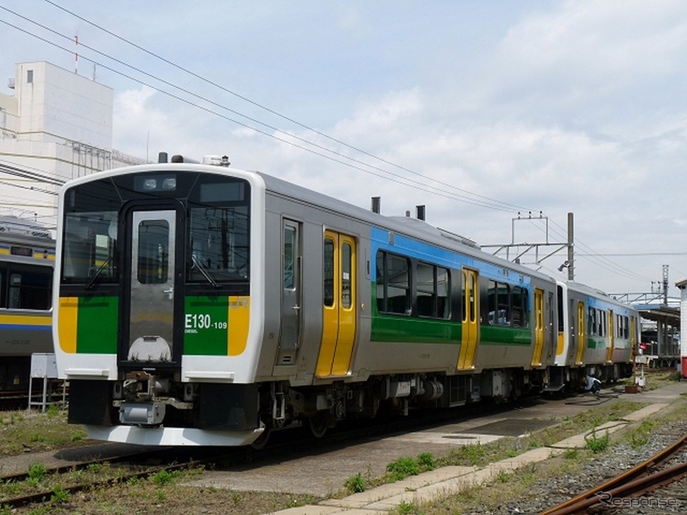 2012年から久留里線で運用されているキハE130形100番台。《写真撮影 草町義和》