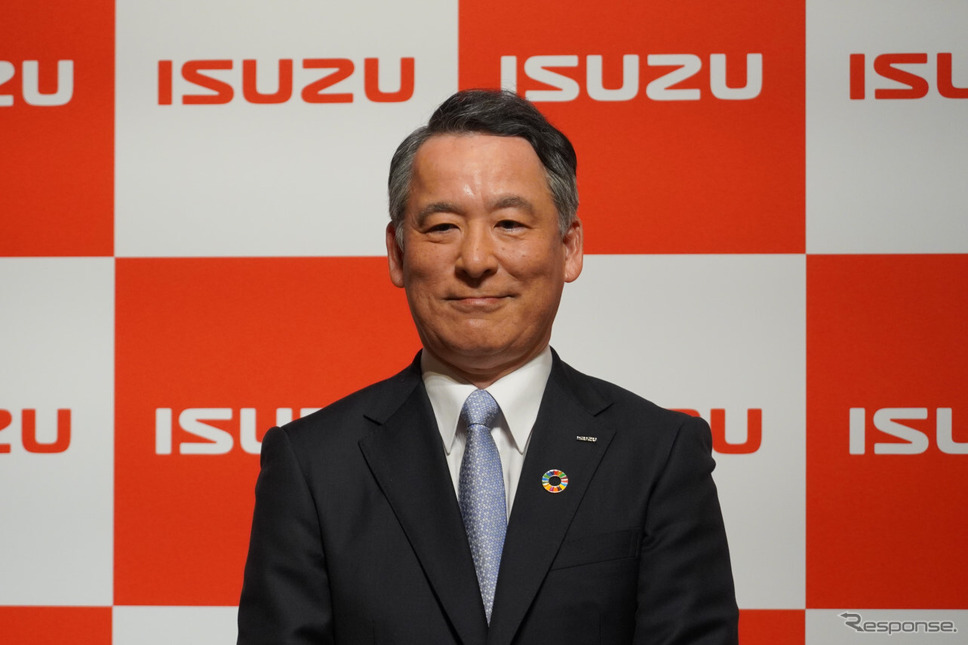 いすゞ自動車の次期社長 南真介 取締役専務執行役員《写真撮影 小松哲也》