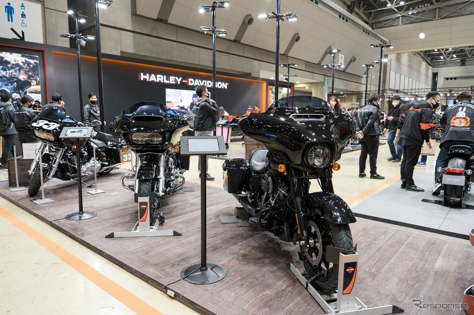 ハーレーダビッドソン(東京モーターサイクルショー2022)《写真撮影 成瀬陽介》
