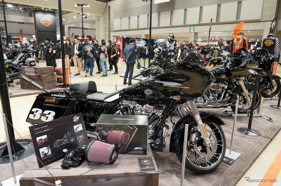 ハーレーダビッドソン(東京モーターサイクルショー2022)《写真撮影 成瀬陽介》