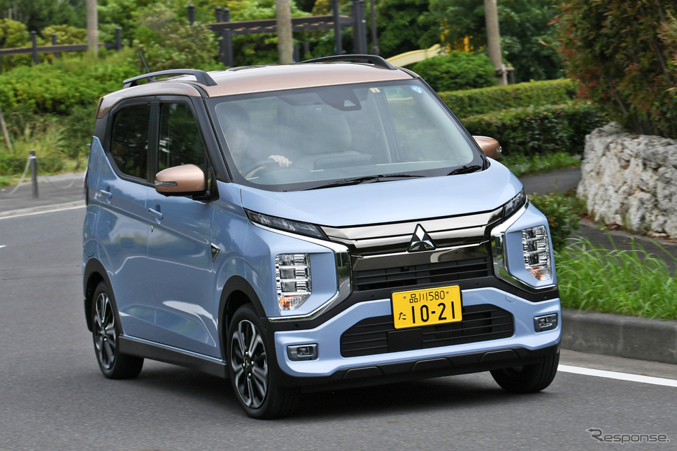 三菱 eKクロスEV(参考画像)《写真撮影 中野英幸》