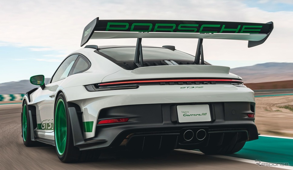 ポルシェ 911 GT3 RS 新型の「トリビュートtoカレラRSパッケージ」《photo by Porsche》