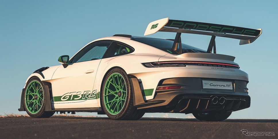 ポルシェ 911 GT3 RS 新型の「トリビュートtoカレラRSパッケージ」《photo by Porsche》