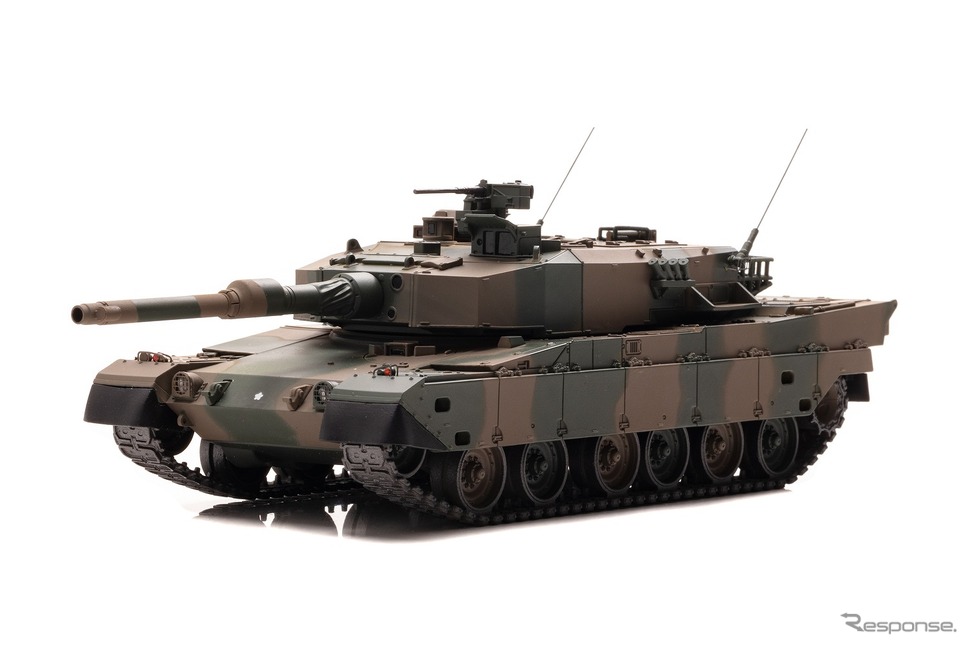 陸上自衛隊90式戦車（1/43スケール）《写真提供：ヒコセブン》