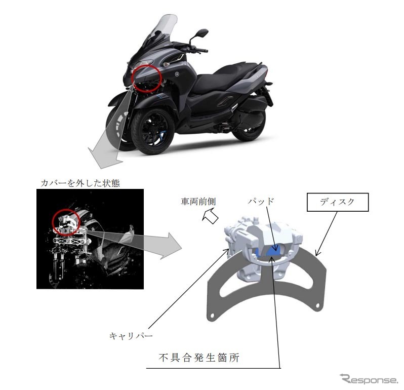 不具合発生箇所《画像提供 国土交通省》