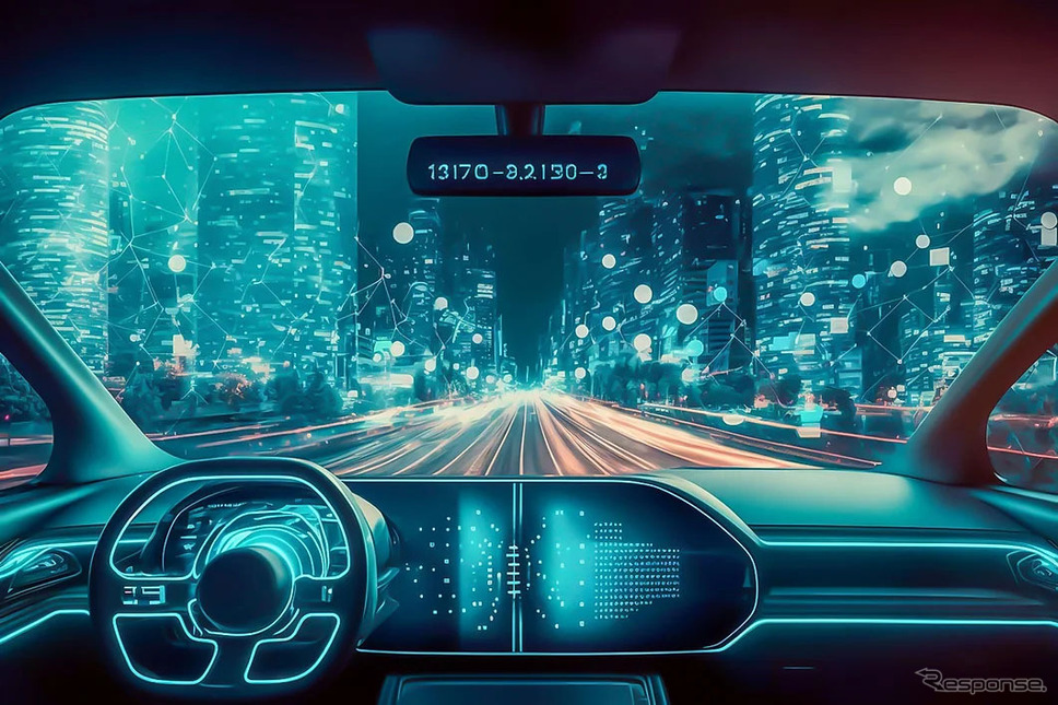 車窓XRを用いたコンテンツ例《写真提供：DUAL MOVE》