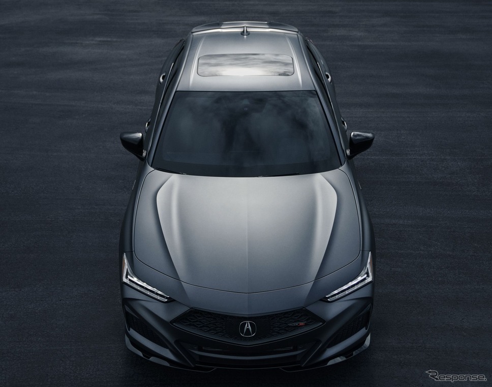 アキュラ TLX タイプS 「PMCエディション」のマット塗装「ゴッサムグレー」仕様《photo by Acura》