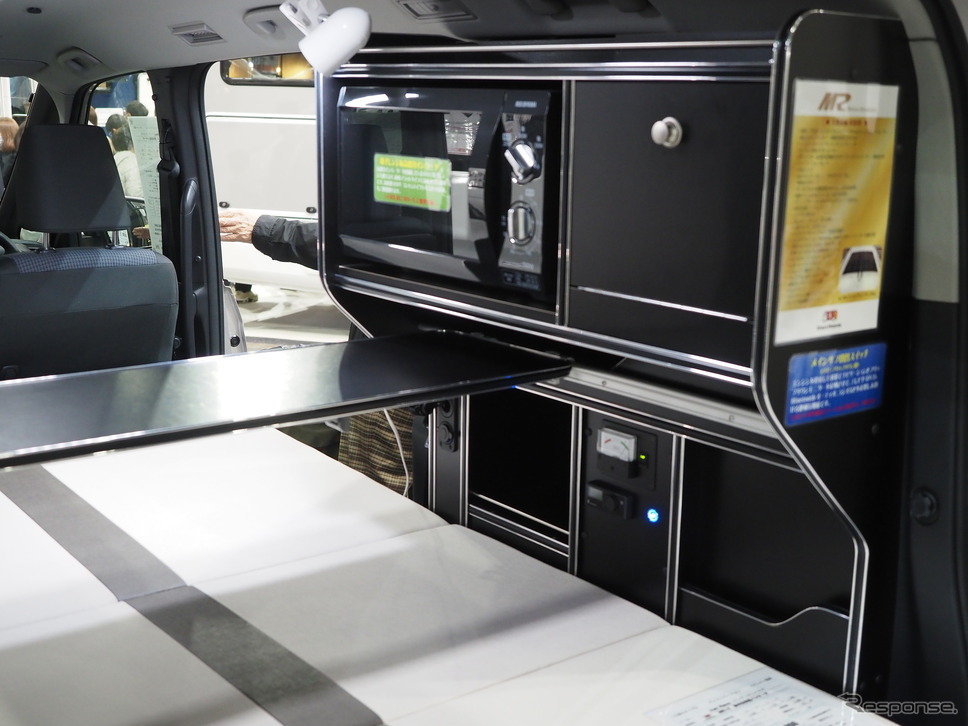 バンレボ「MR-X」車中泊快適パッケージ《写真撮影 家本浩太》