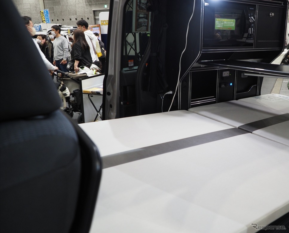 バンレボ「MR-X」車中泊快適パッケージ《写真撮影 家本浩太》