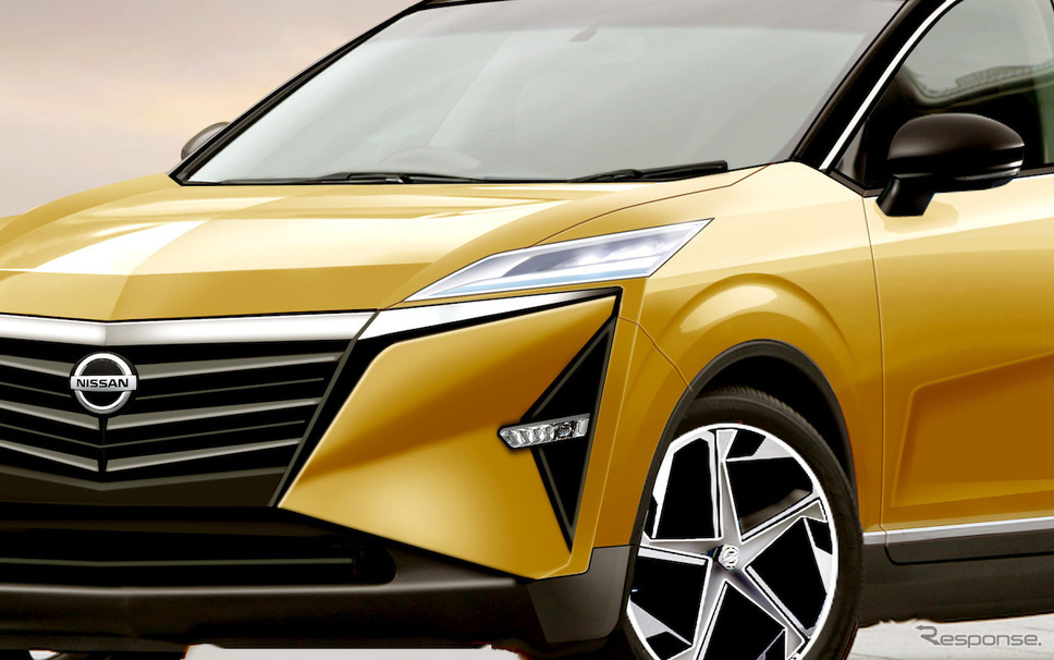 日産 スカイライン クロスオーバー 次期型(予想CG)《APOLLO NEWS SERVICE》