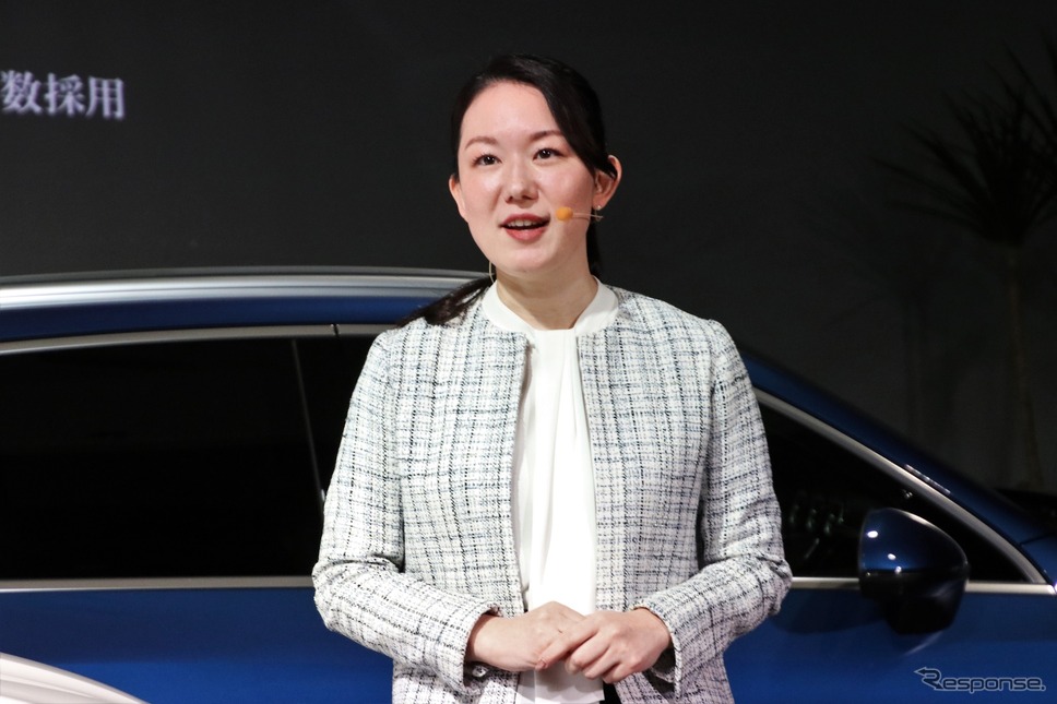 メルセデス・ベンツ日本営業企画部部長の上野麻美氏《写真撮影 内田俊一》