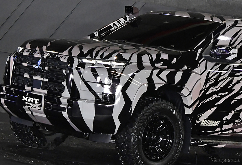 新型『トライトン』のコンセプトカー『XRTコンセプト』がお披露目。日本再上陸はあるか?《写真撮影 諸星陽一》