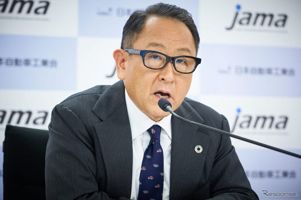 日本自動車工業会の豊田会長《写真提供 日本自動車工業会》