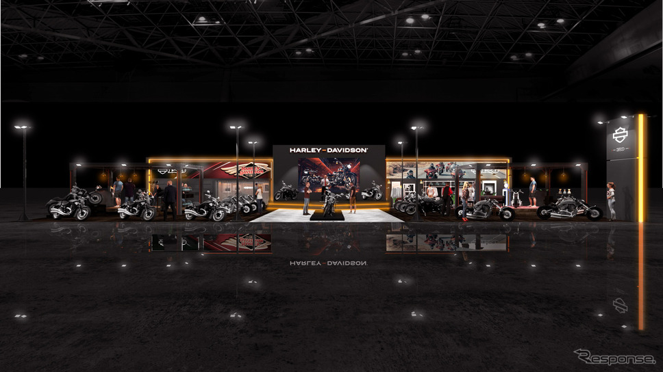 ハーレーダビッドソン、モーターサイクルショー出展イメージ《画像提供 ハーレーダビッドソンジャパン》