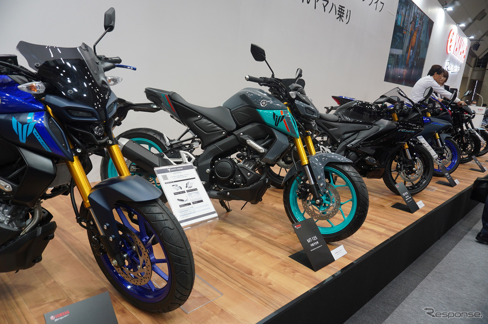 ヤマハは低排気量バイクを国内初披露(東京モーターサイクルショー2023)《写真撮影 宮崎壮人》