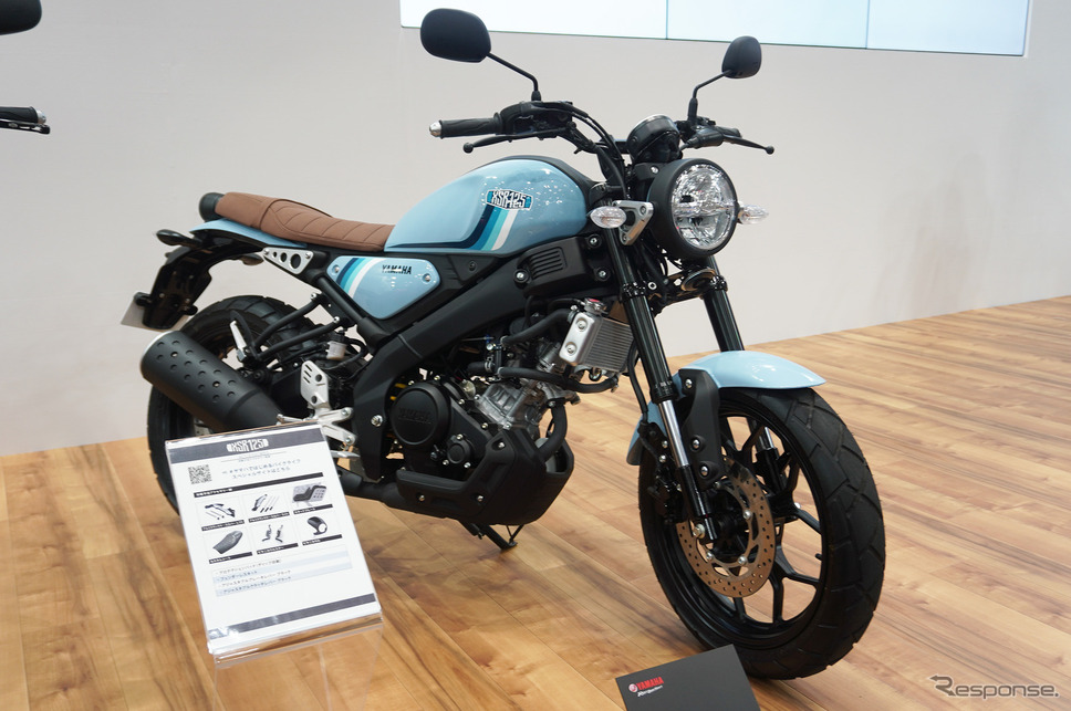 ヤマハ XSR125(東京モーターサイクルショー2023)《写真撮影 宮崎壮人》