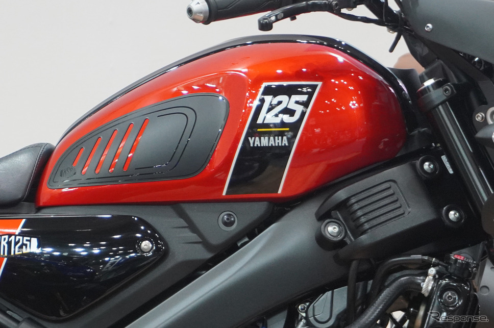 ヤマハ XSR125(東京モーターサイクルショー2023)《写真撮影 宮崎壮人》