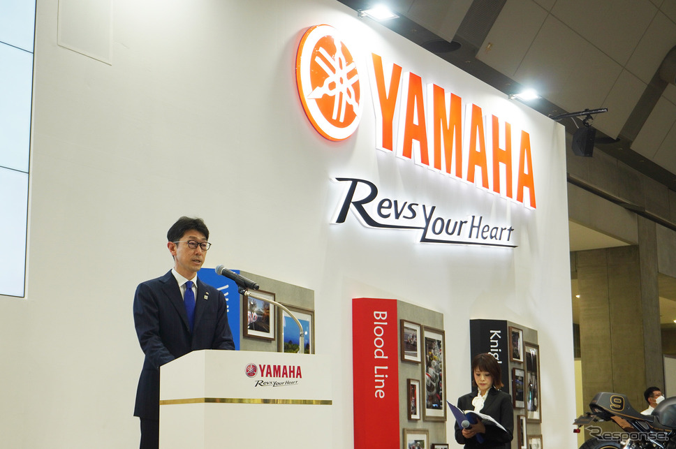 ヤマハ発動機販売 松岡大司社長(東京モーターサイクルショー2023)《写真撮影 宮崎壮人》