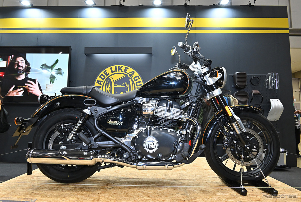 ロイヤルエンフィールド スーパーメテオ650(東京モーターサイクルショー2023)《写真撮影 雪岡直樹》