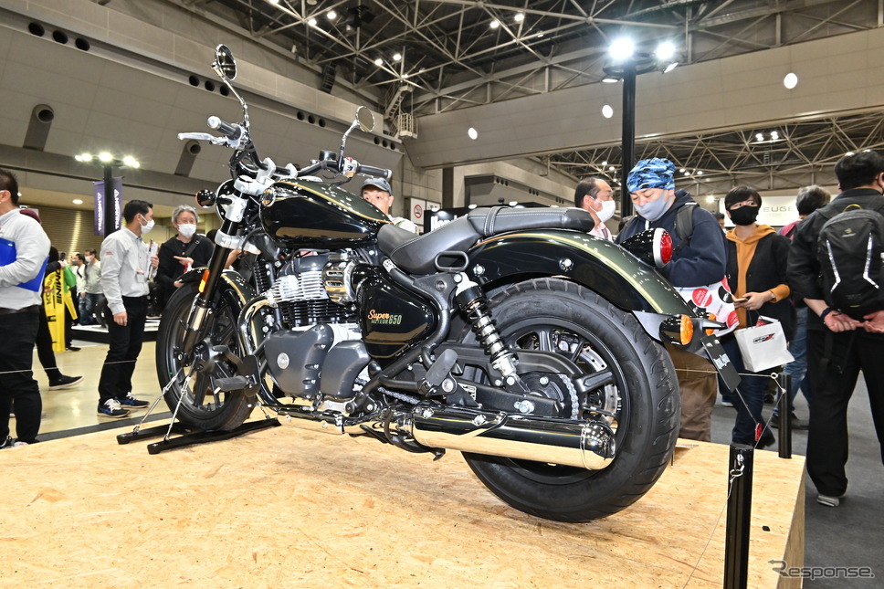 ロイヤルエンフィールド スーパーメテオ650(東京モーターサイクルショー2023)《写真撮影 雪岡直樹》