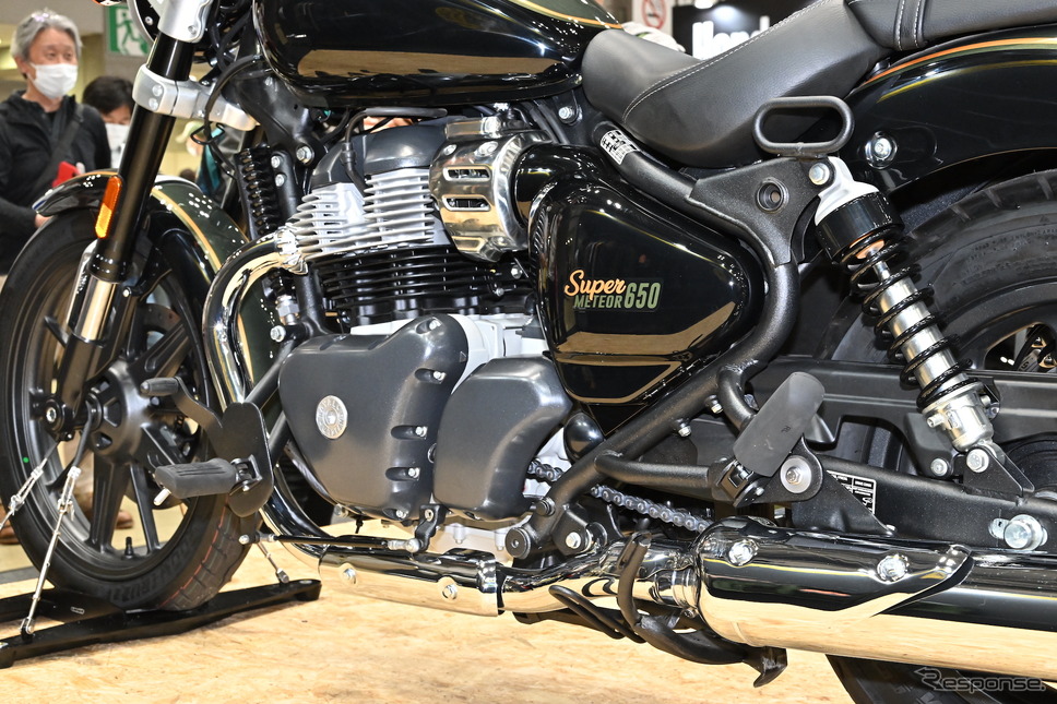 ロイヤルエンフィールド スーパーメテオ650(東京モーターサイクルショー2023)《写真撮影 雪岡直樹》