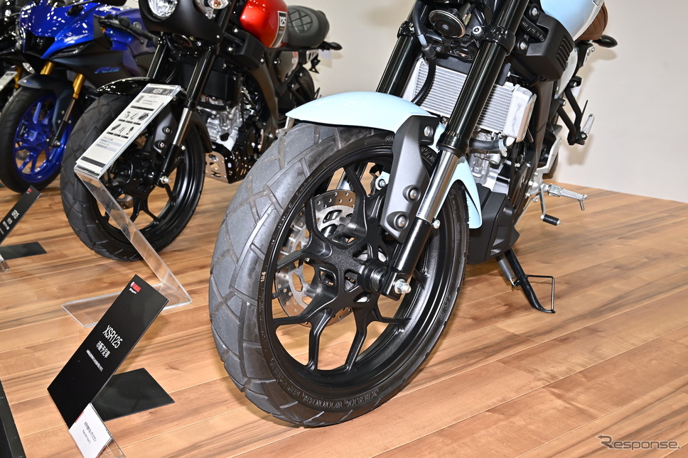 ヤマハ XSR125(東京モーターサイクルショー2023)《写真撮影 雪岡直樹》