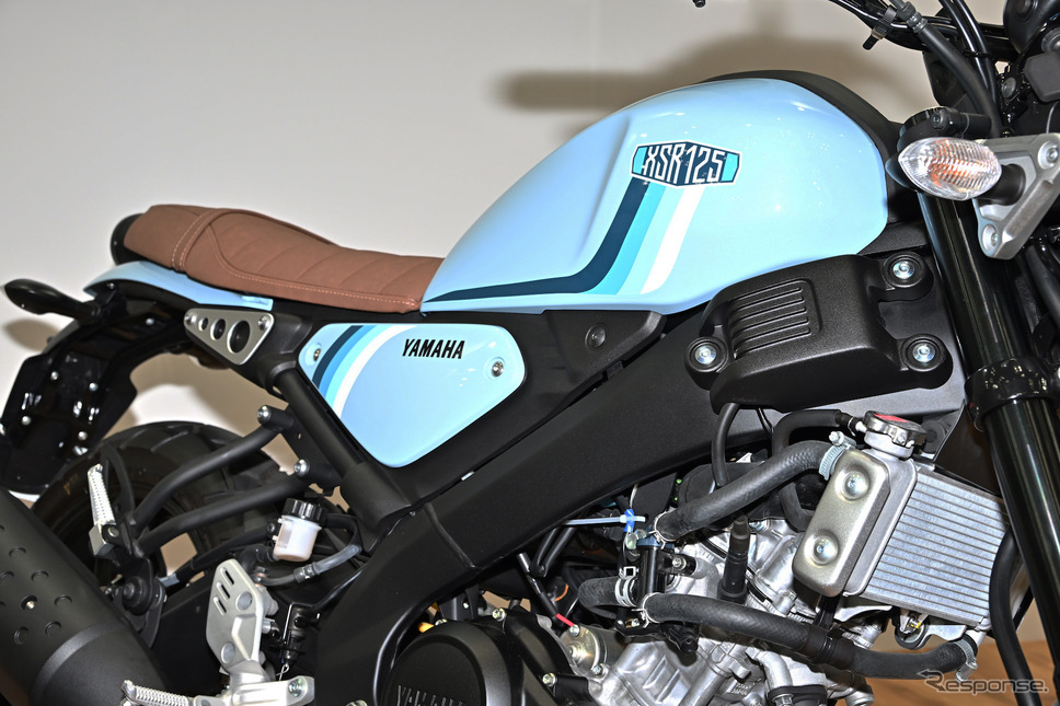 ヤマハ XSR125(東京モーターサイクルショー2023)《写真撮影 雪岡直樹》