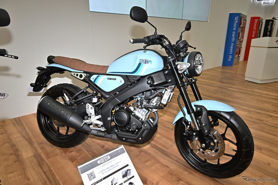 ヤマハ XSR125(東京モーターサイクルショー2023)《写真撮影 雪岡直樹》