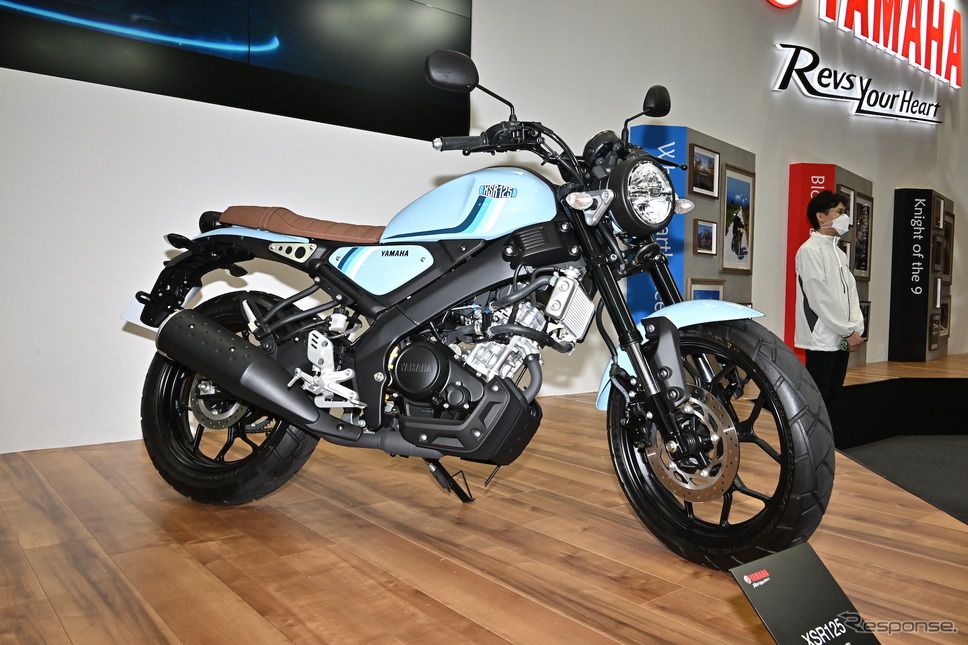 ヤマハ XSR125(東京モーターサイクルショー2023)《写真撮影 雪岡直樹》
