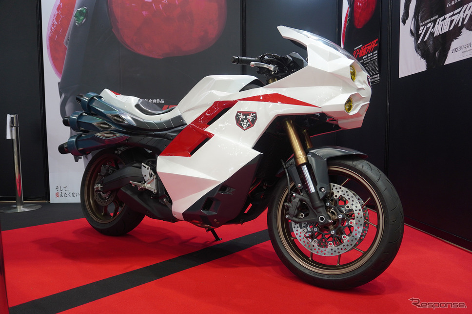 『シン・仮面ライダー』サイクロン号（東京モーターサイクルショー2023）《写真撮影 宮崎壮人》