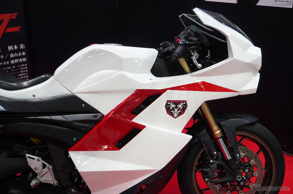 『シン・仮面ライダー』サイクロン号（東京モーターサイクルショー2023）《写真撮影 宮崎壮人》
