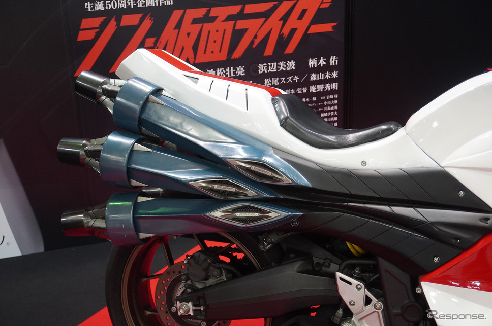 『シン・仮面ライダー』サイクロン号（東京モーターサイクルショー2023）《写真撮影 宮崎壮人》