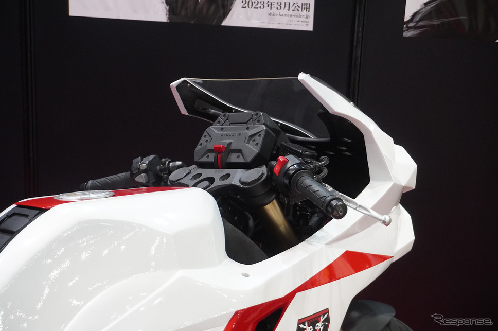 『シン・仮面ライダー』サイクロン号（東京モーターサイクルショー2023）《写真撮影 宮崎壮人》