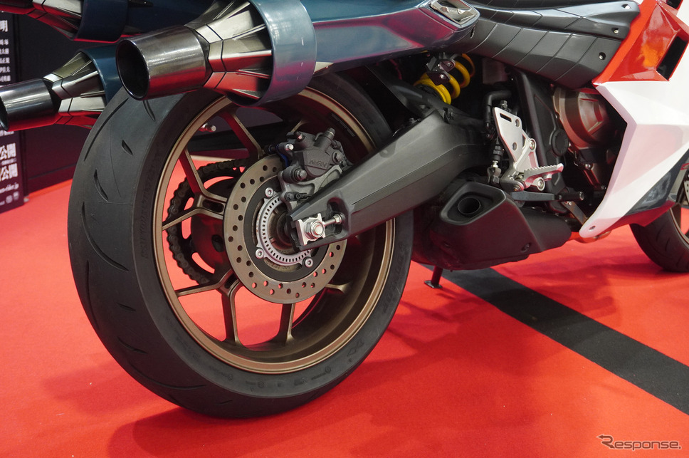 『シン・仮面ライダー』サイクロン号（東京モーターサイクルショー2023）《写真撮影 宮崎壮人》