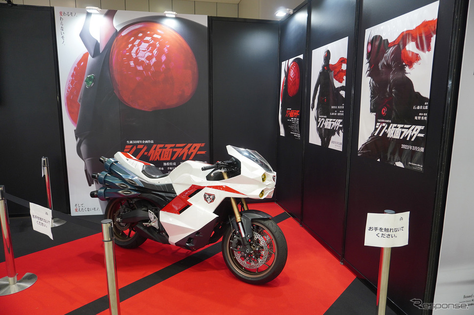 『シン・仮面ライダー』サイクロン号（東京モーターサイクルショー2023）《写真撮影 宮崎壮人》