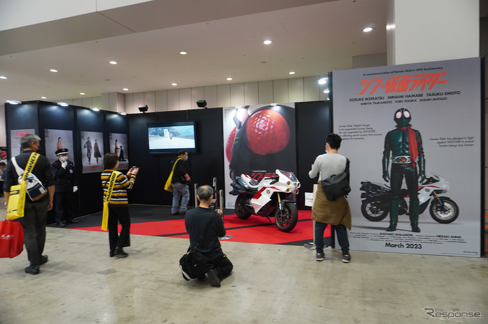 『シン・仮面ライダー』サイクロン号（東京モーターサイクルショー2023）《写真撮影 宮崎壮人》