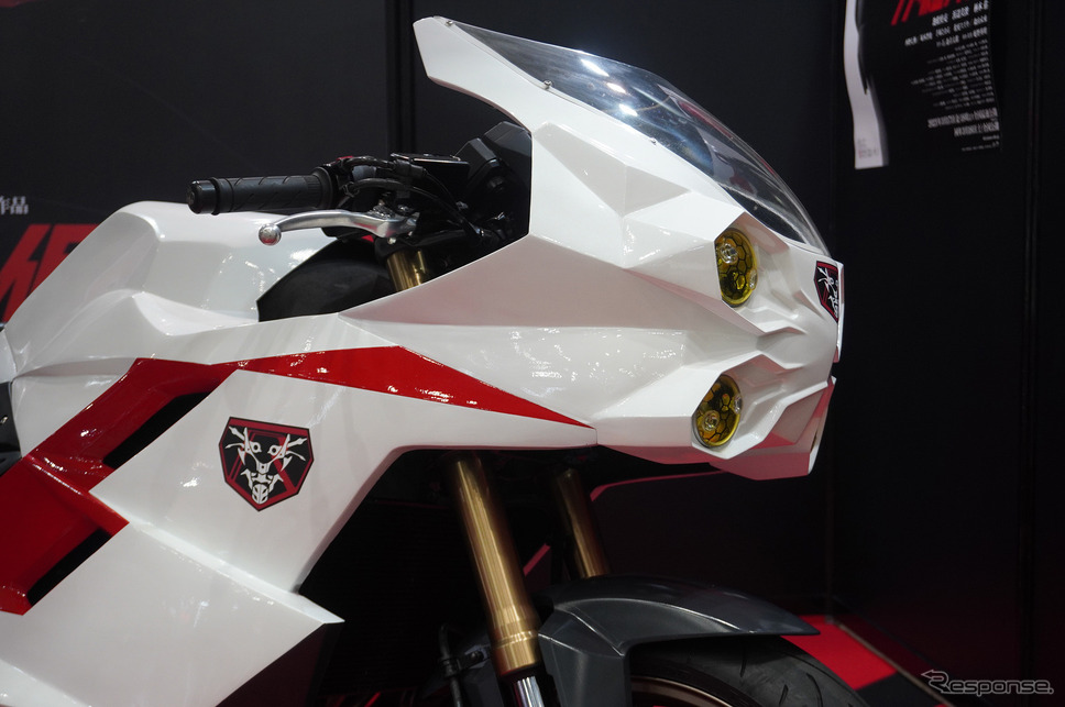 『シン・仮面ライダー』サイクロン号（東京モーターサイクルショー2023）《写真撮影 宮崎壮人》