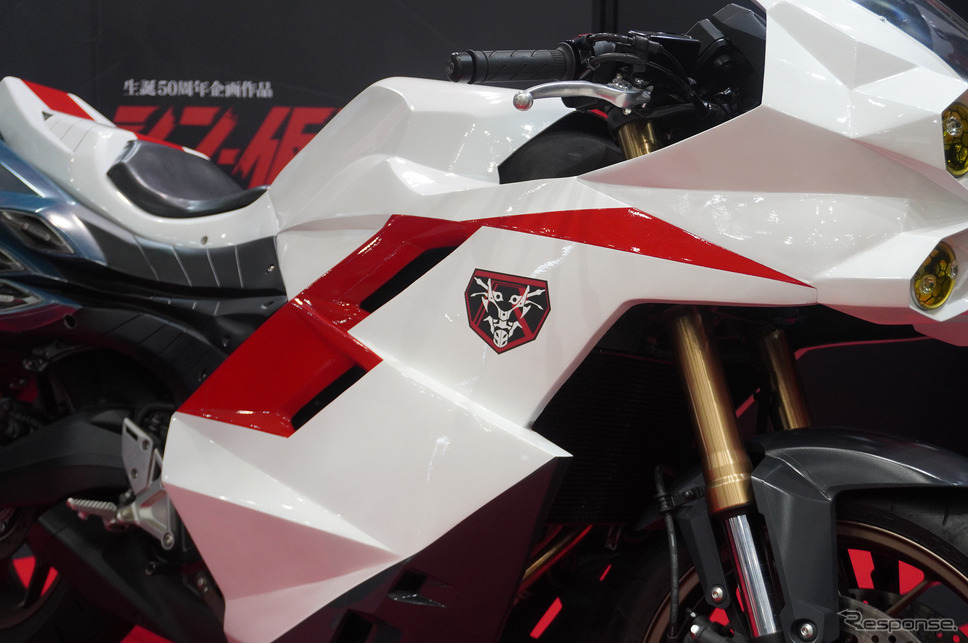 『シン・仮面ライダー』サイクロン号（東京モーターサイクルショー2023）《写真撮影 宮崎壮人》