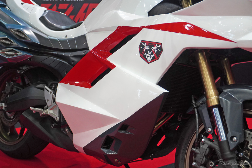 『シン・仮面ライダー』サイクロン号（東京モーターサイクルショー2023）《写真撮影 宮崎壮人》