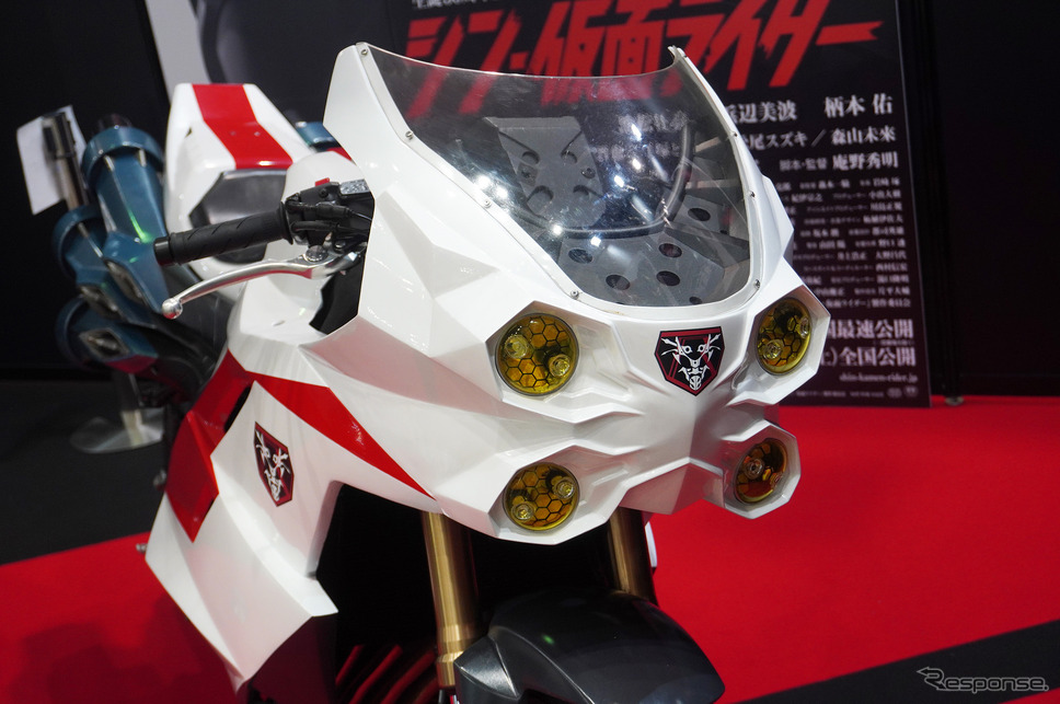 『シン・仮面ライダー』サイクロン号（東京モーターサイクルショー2023）《写真撮影 宮崎壮人》