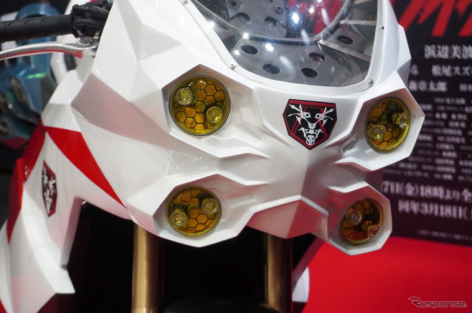 『シン・仮面ライダー』サイクロン号（東京モーターサイクルショー2023）《写真撮影 宮崎壮人》
