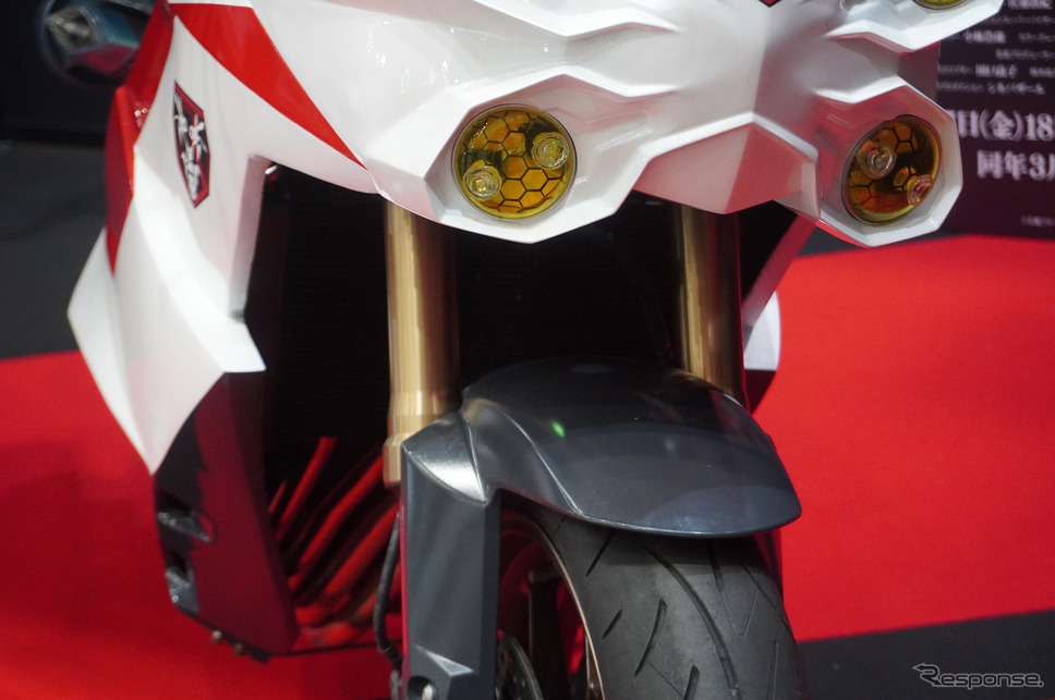 『シン・仮面ライダー』サイクロン号（東京モーターサイクルショー2023）《写真撮影 宮崎壮人》