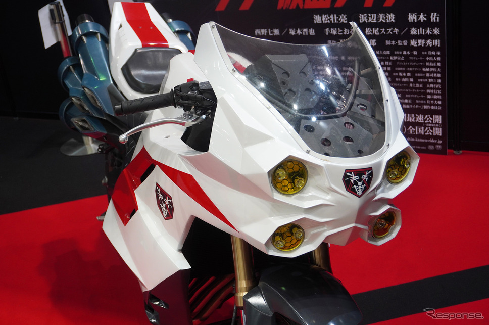 『シン・仮面ライダー』サイクロン号（東京モーターサイクルショー2023）《写真撮影 宮崎壮人》