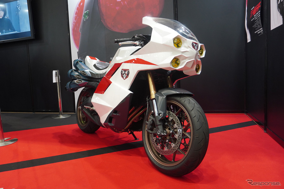 『シン・仮面ライダー』サイクロン号（東京モーターサイクルショー2023）《写真撮影 宮崎壮人》